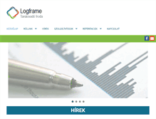 Tablet Screenshot of logframe.hu